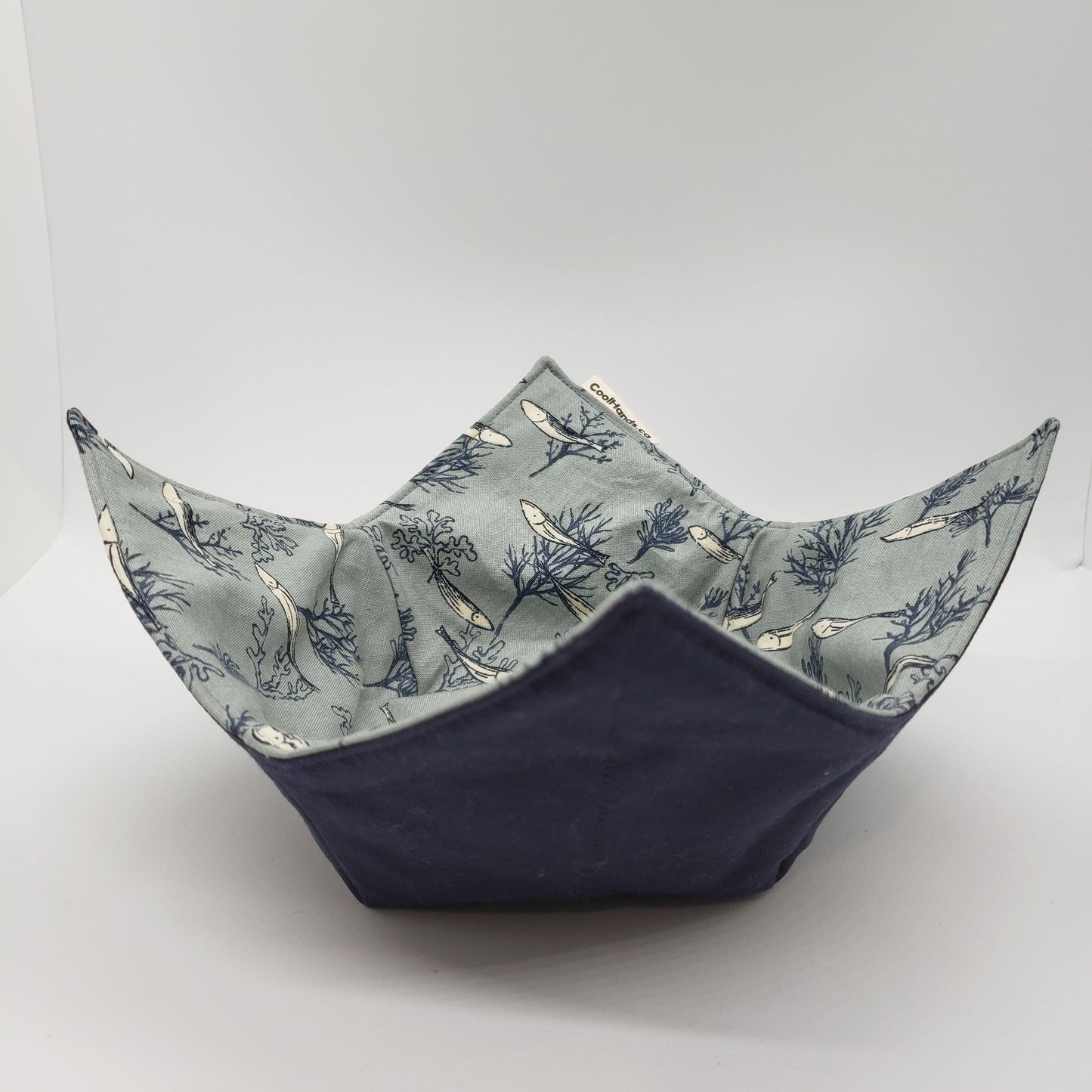 100% Cotton Microwavable Bowl Cozy - Herring Cove-4