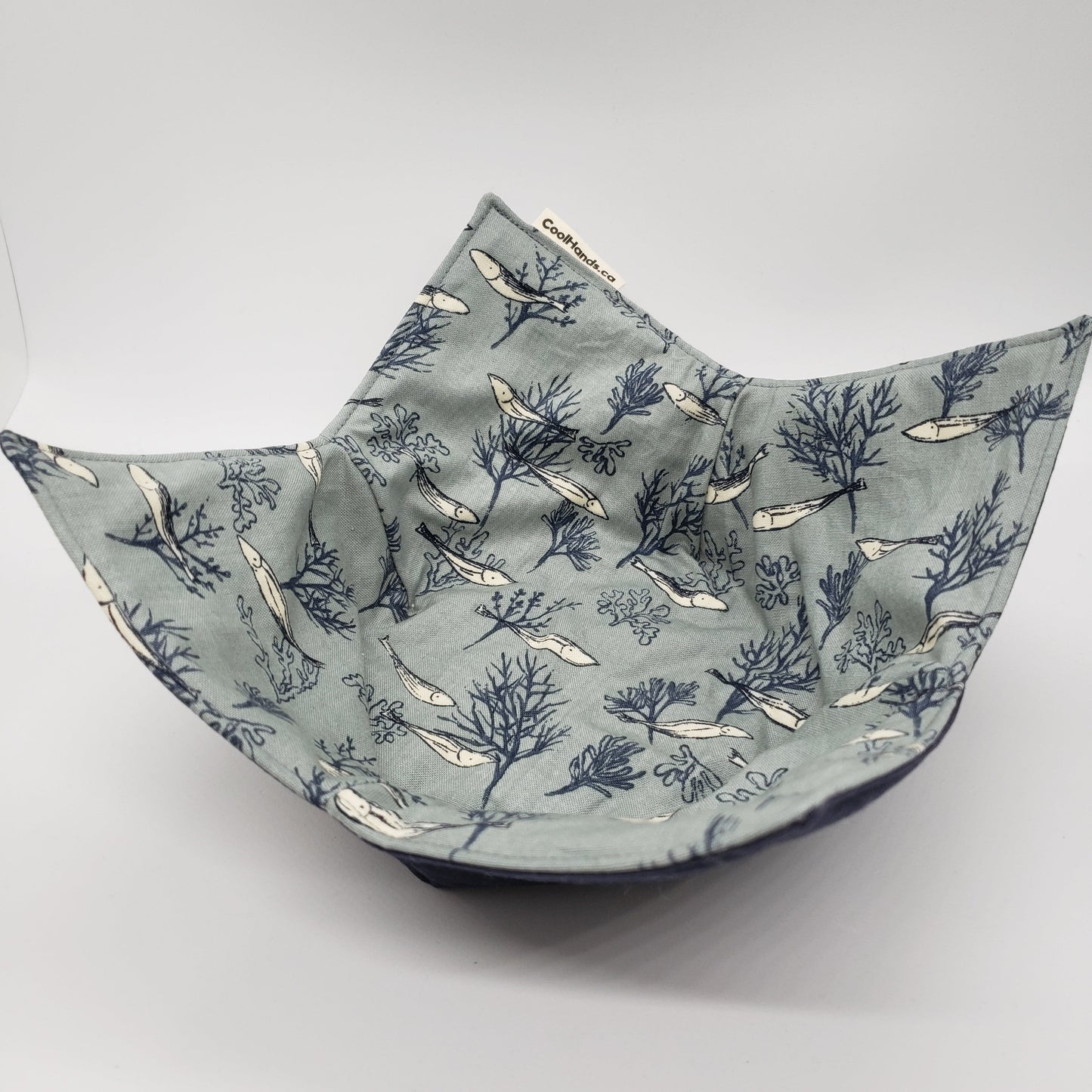 100% Cotton Microwavable Bowl Cozy - Herring Cove-1