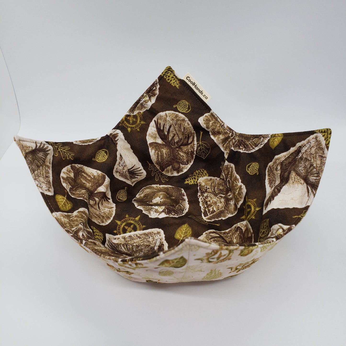 100% Cotton Microwavable Bowl Cozy - Moose River Falls-1