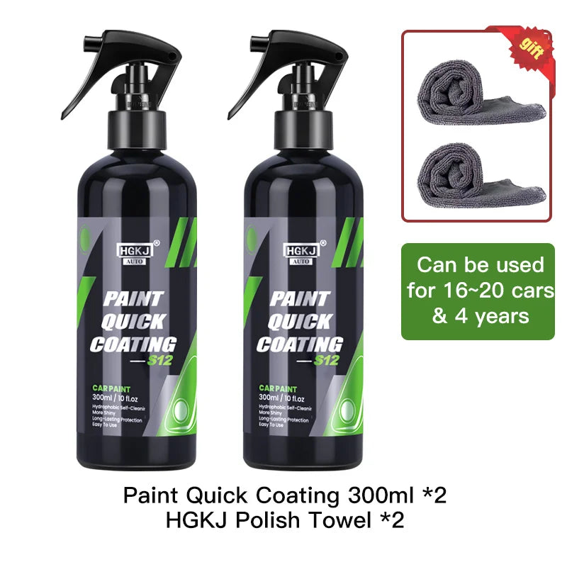300ML Car Ceramic Coating Wax Liquid Glass Auto Body Polish Paint Hydrophobic Shine Long Lasting Protection Car Products