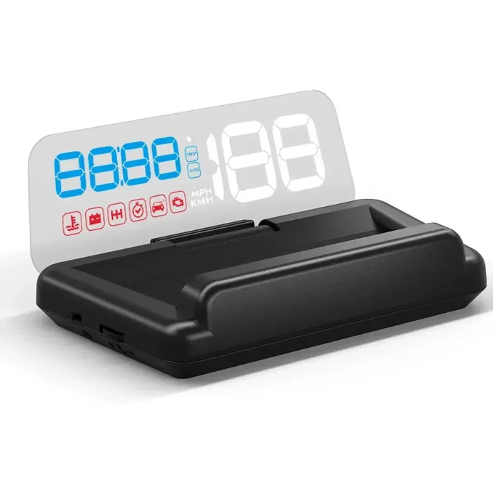 C500 OBD2 Head up Display Windshield Car Speedometer Projector Accessories T900 GPS HUD for All Car Speed KM/H MPH Customized