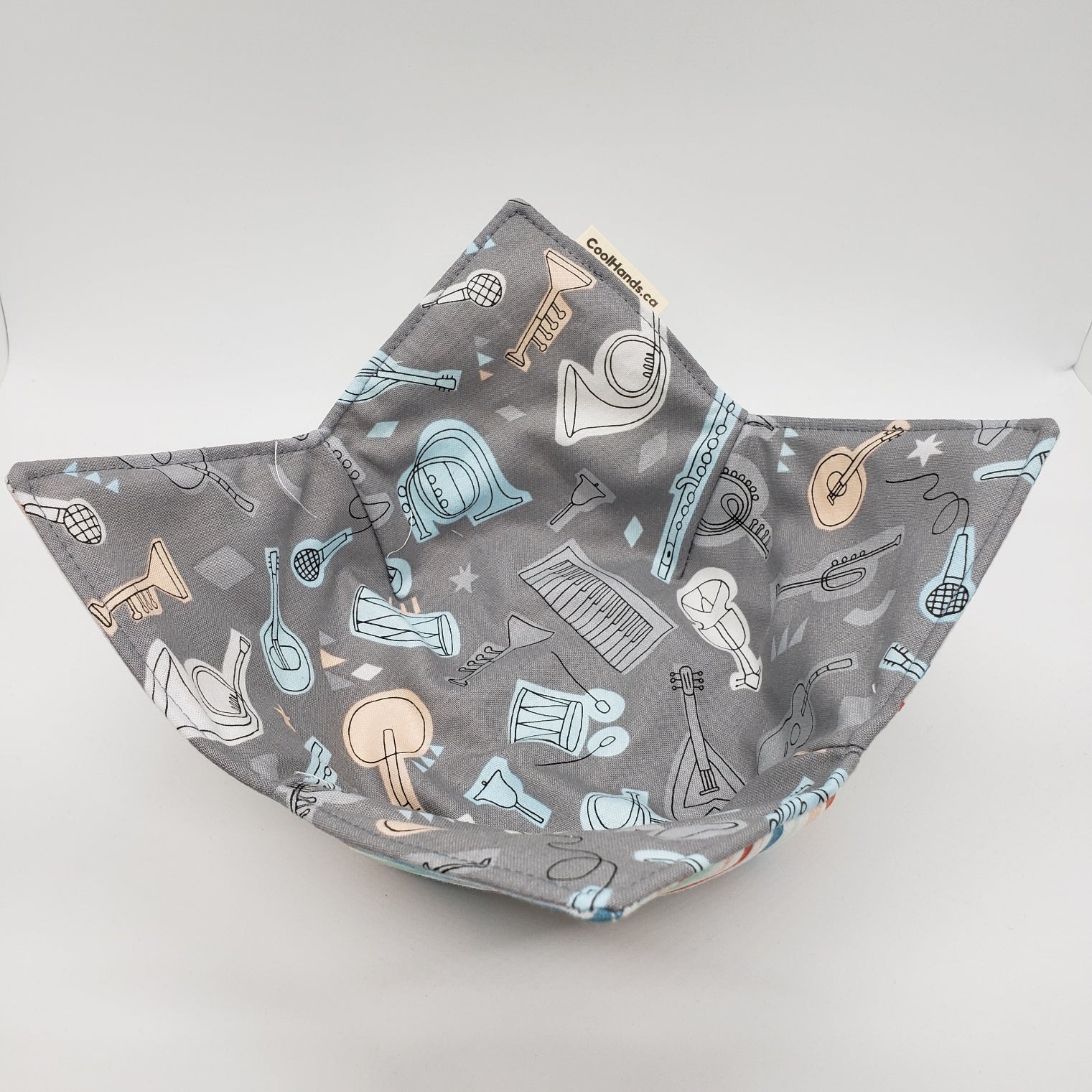 100% Cotton Microwavable Bowl Cozy - Band Practice-2