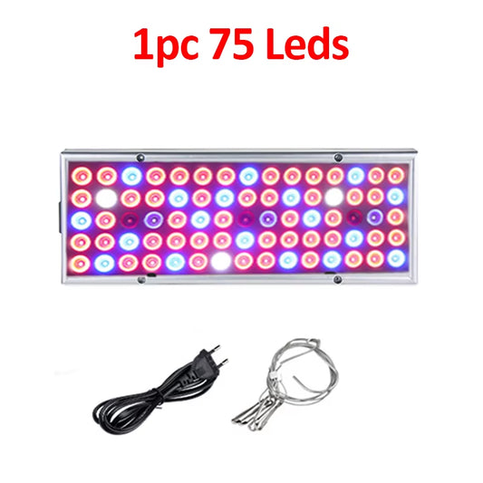 2Pcs Led Grow Lights 500W 100W Full Spectrum Phyto Lamp for Plants Red Blue White IR UV Led for Indoor Plants Flowers Growing